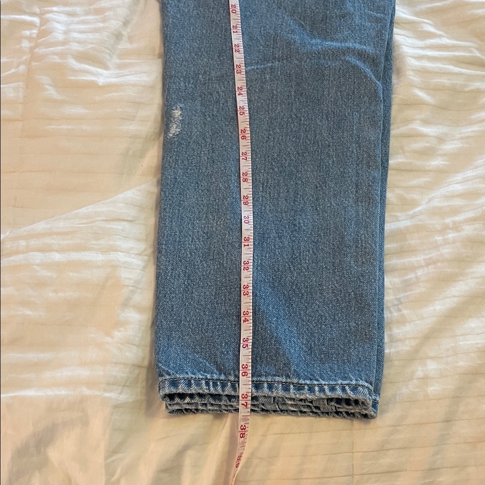 BDG Distressed Blue Boyfriend Jeans - Picture 3 of 10